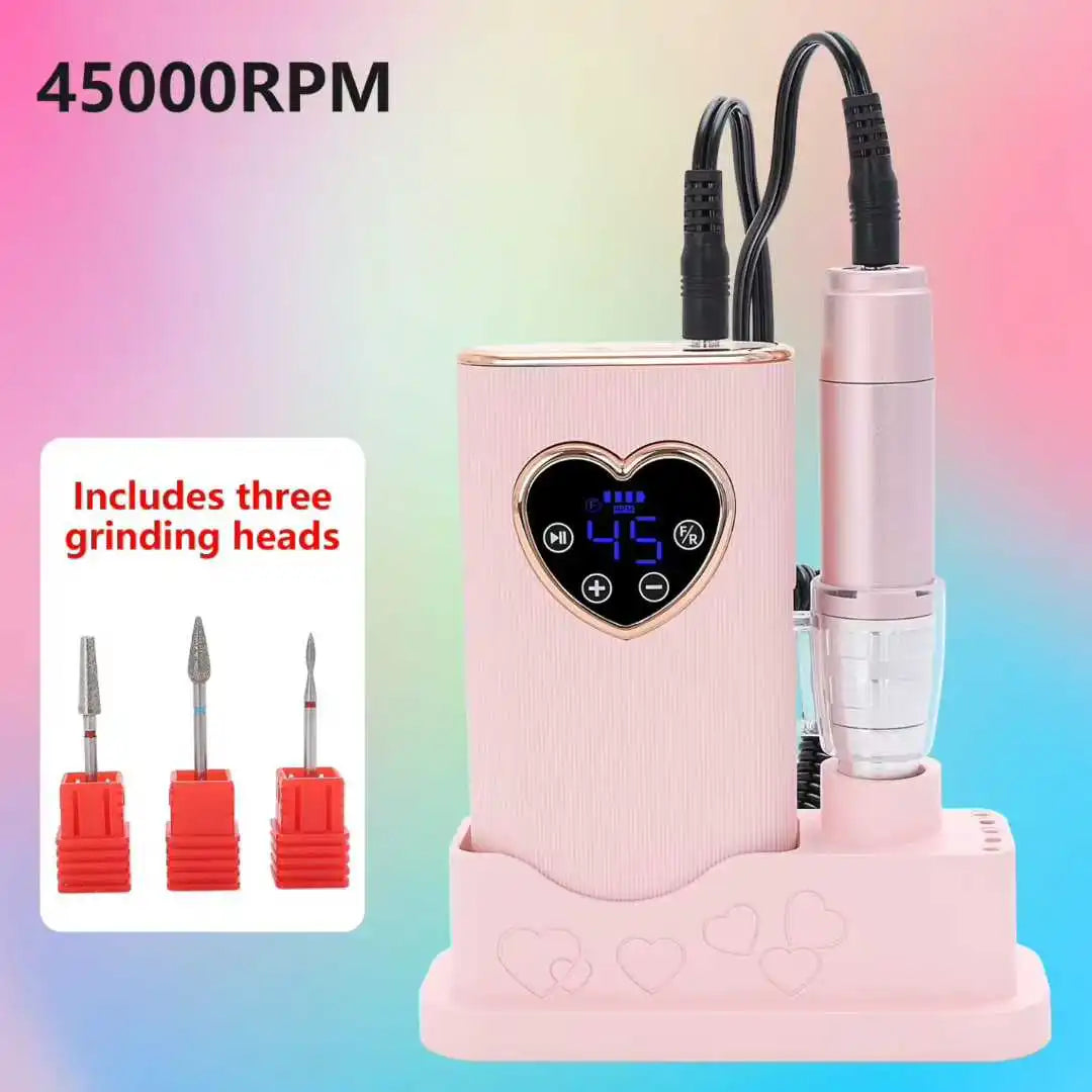 45,000 RPM Rechargeable Electric Nail Drill | Professional Manicure