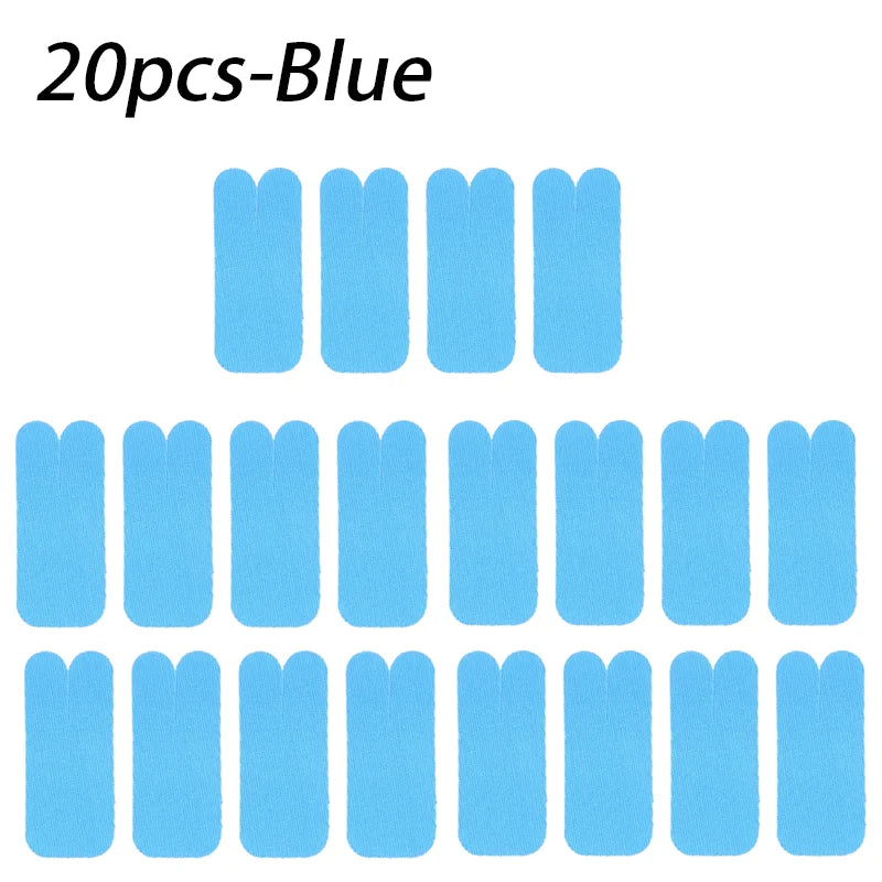 20pcs Hand And Wrist Thumb Joint Patches-Elastic Self-adhesive Sports Tape,For Thumb,Fingers And Toes Protection Peaceful Pleasures Health and Wellness Blue One Size