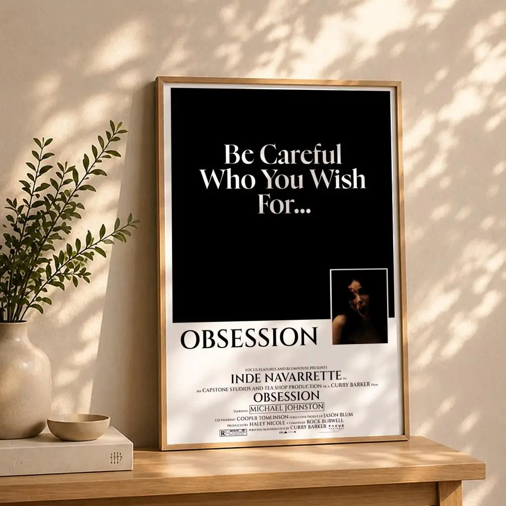 Movie Obsession HD Self-Adhesive Waterproof Wall Art Poster