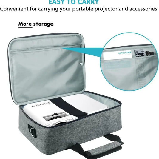 Portable Projector Carrying Bag – Waterproof & Large Capacity Projector Carrying Bag Peaceful Pleasures Health and Wellness