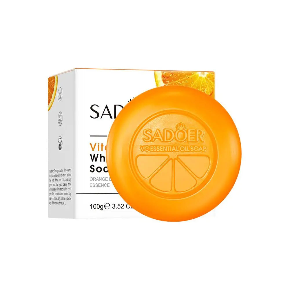 Vitamin C Brightening Soap – Hydrating Face & Body Bar Peaceful Pleasures Health and Wellness 100g
