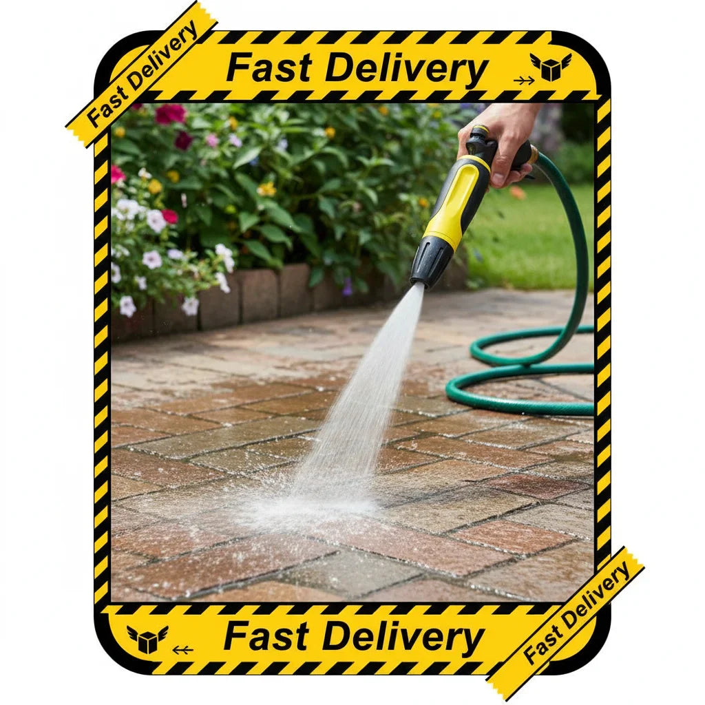 Adjustable High-Pressure Garden Hose Spray Nozzle – Car & Lawn