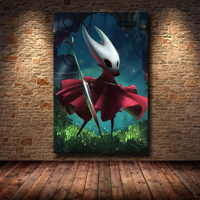 Hollow Knight Hallownest Map HD Canvas Poster | Wall Art