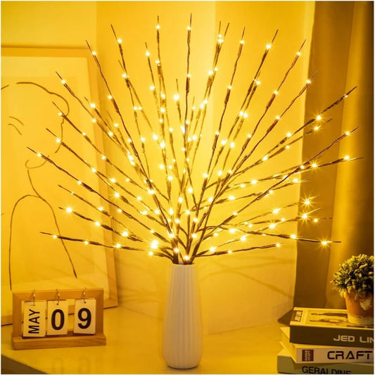 RUNTOIN Battery Fairy String Lights | Christmas Garland & Vase Fairy String Lights Peaceful Pleasures Health and Wellness