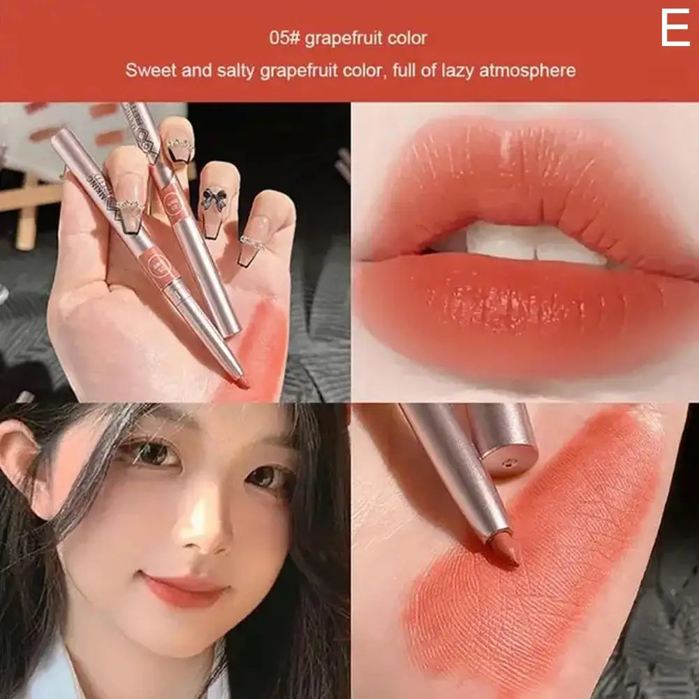 Matte Waterproof Automatic Lip Liner – Long-Lasting Moisturizing