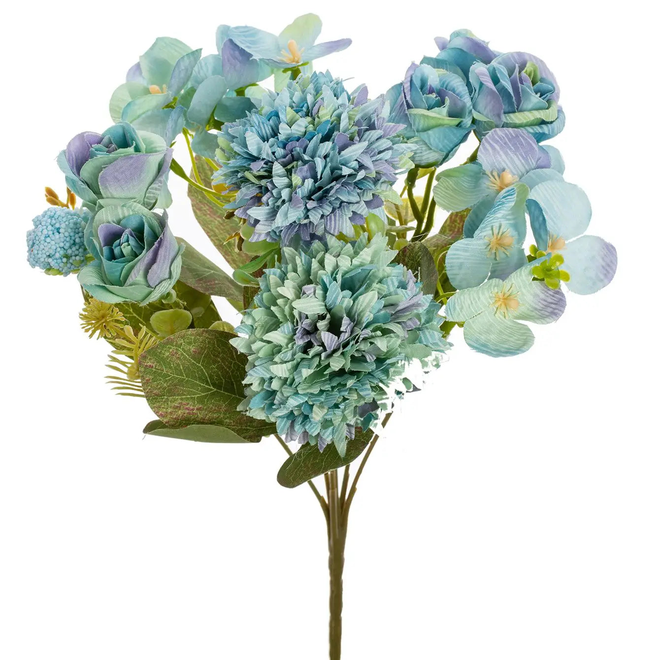 Artificial Silk Rose & Chrysanthemum Bouquet – Wedding Home Décor