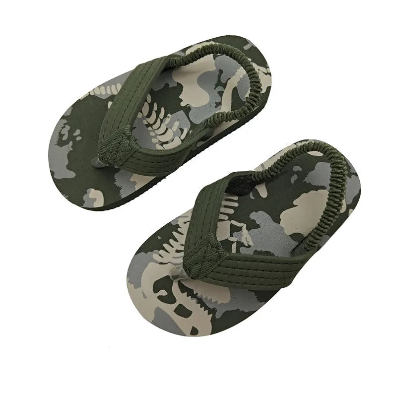 Kids Summer Flip Flop Sandals | Soft EVA Beach Shoes Boys Girls