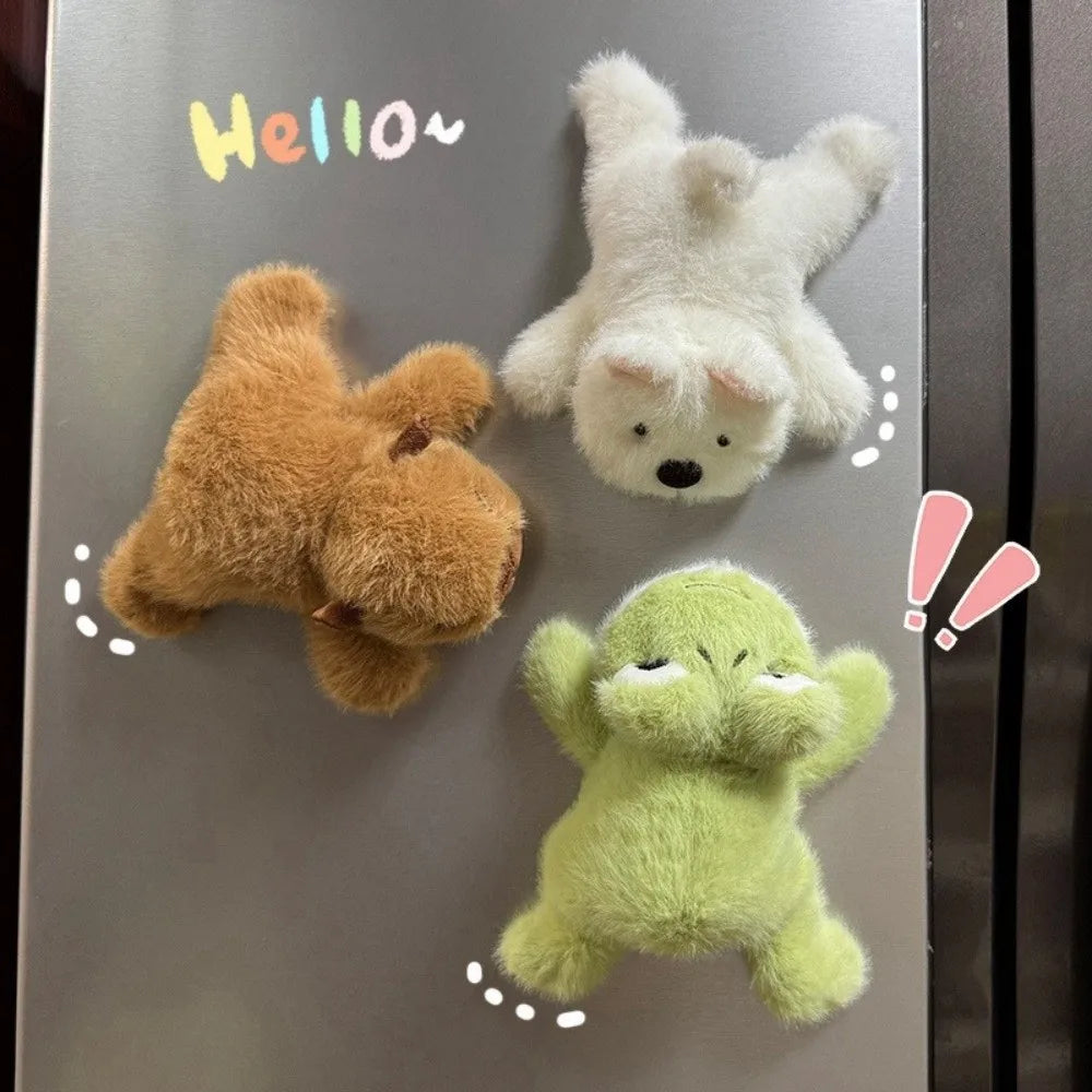 Decorative 3D Refrigerator Magnets Animal Shape Cute Design Animal Magnets Funny Deco Home Decorations Refrigerator Peaceful Pleasures Health and Wellness