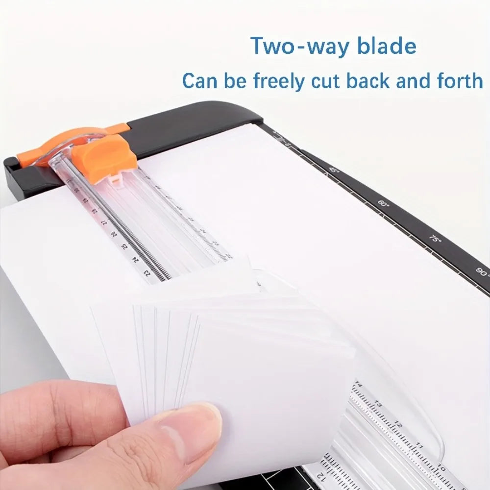 A4 Paper Cutter 12 Inch Precision Paper Trimmer with Hidden Safety Blade for Photo Scrapbook Office School Home DIY Craft Tool Peaceful Pleasures Health and Wellness