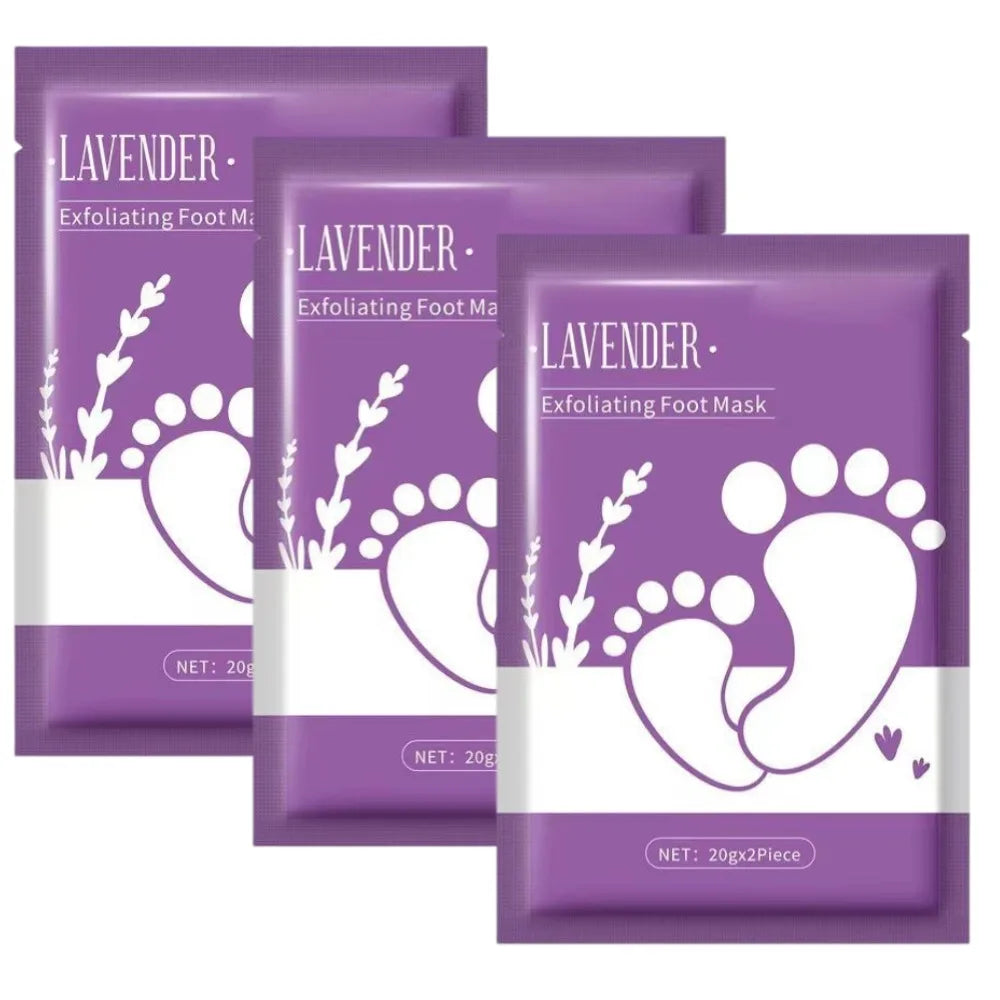 Lavender Exfoliating Foot Mask – Moisturizing & Smoothing