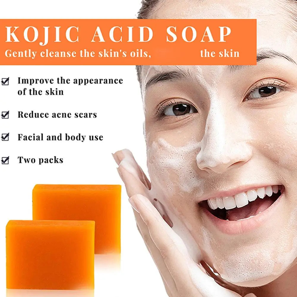 Kojic Acid Soap Bar – Skin Brightening, Dark Spot Remover, Oil Control & Acne Cleansing Soap | 1 or 2 Pack Peaceful Pleasures Health and Wellness