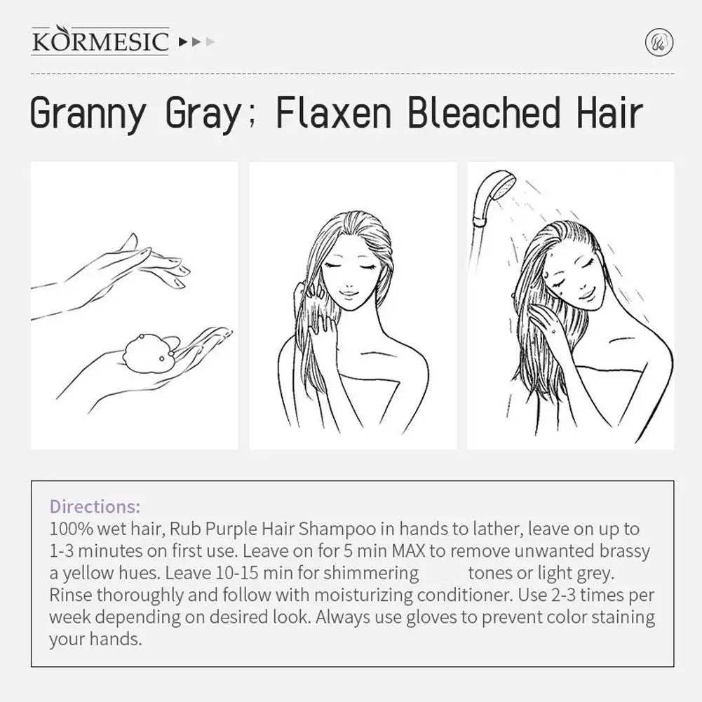 Keratin Purple Shampoo – Color-Lock & Repair for Dyed Hair