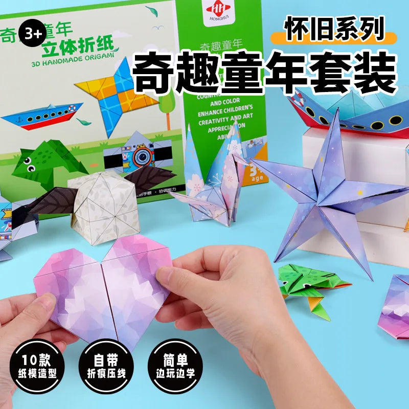 Bview Art 3D Origami Paper Airplanes Book Kids DIY Craft Tutorials
