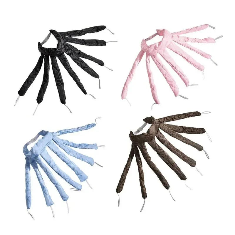 DIY Hair Styling Tools, No Heat Curls Sleeping Soft Headband Ribbon Hair Rollers, Heatless Spiral Curlers Peaceful Pleasures Health and Wellness