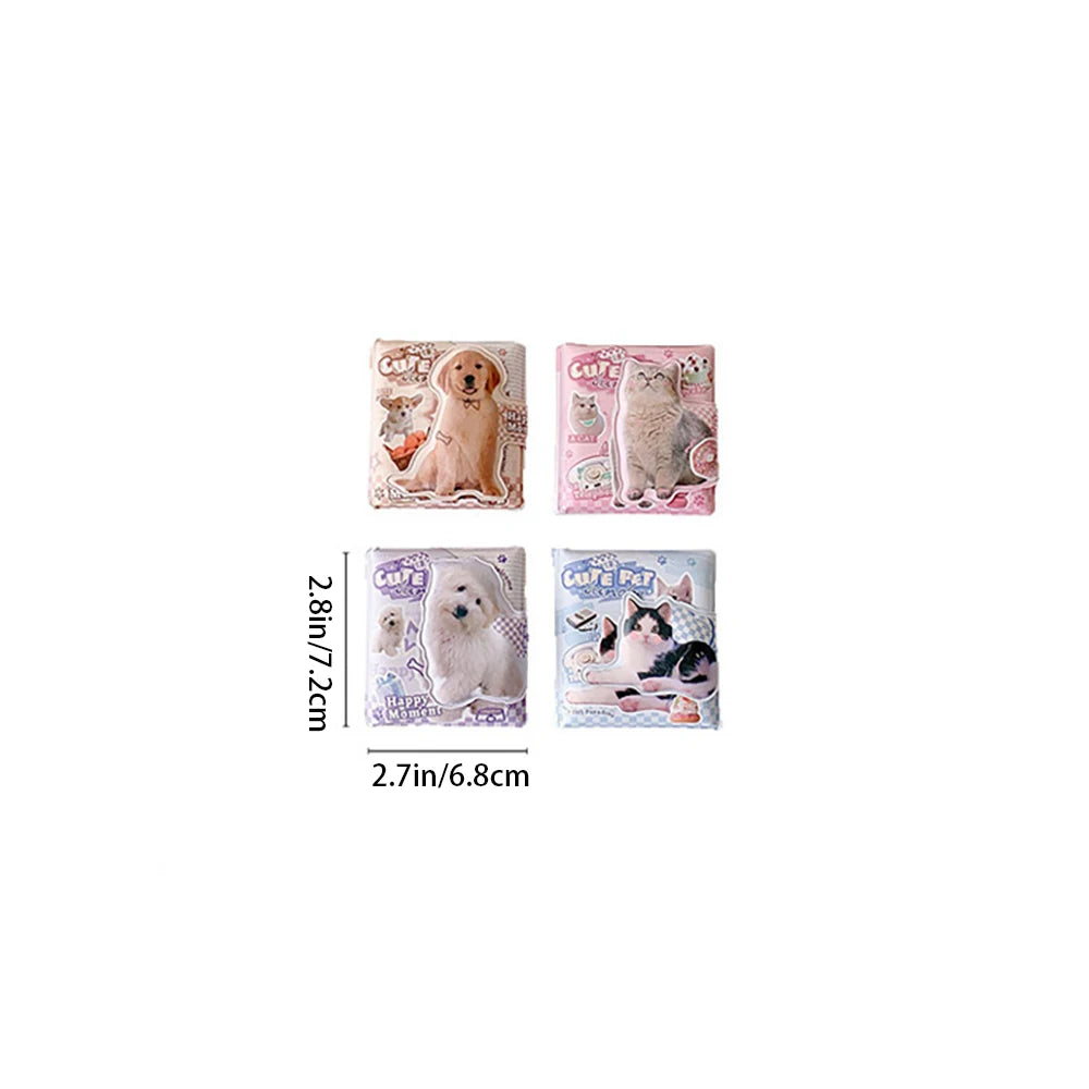 Cartoon Buckle Decompression Mini Notebook Colorful Pages Account