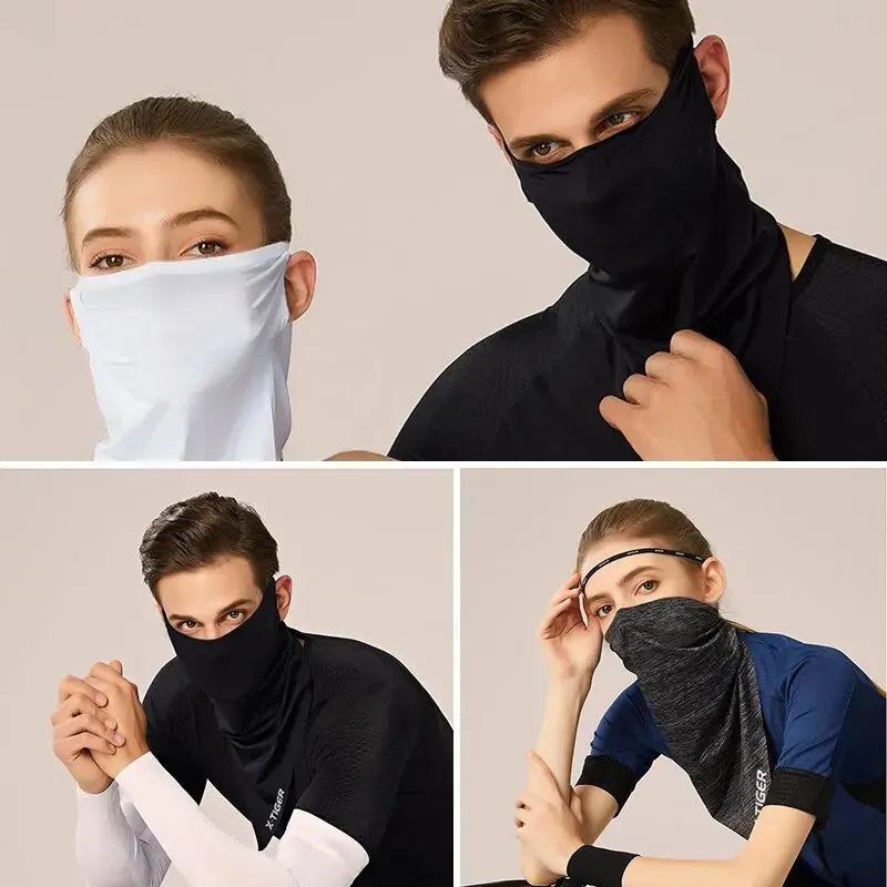 X-TIGER Ice Silk Sport Face Mask – UV Protection Headband