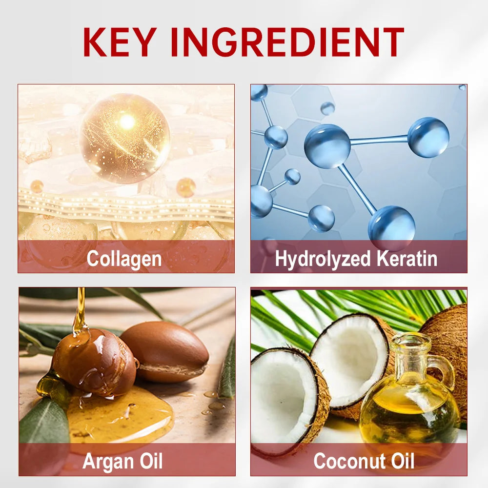 REAROYA Biotin Collagen Keratin Hair Mask – Dry Damaged Hair