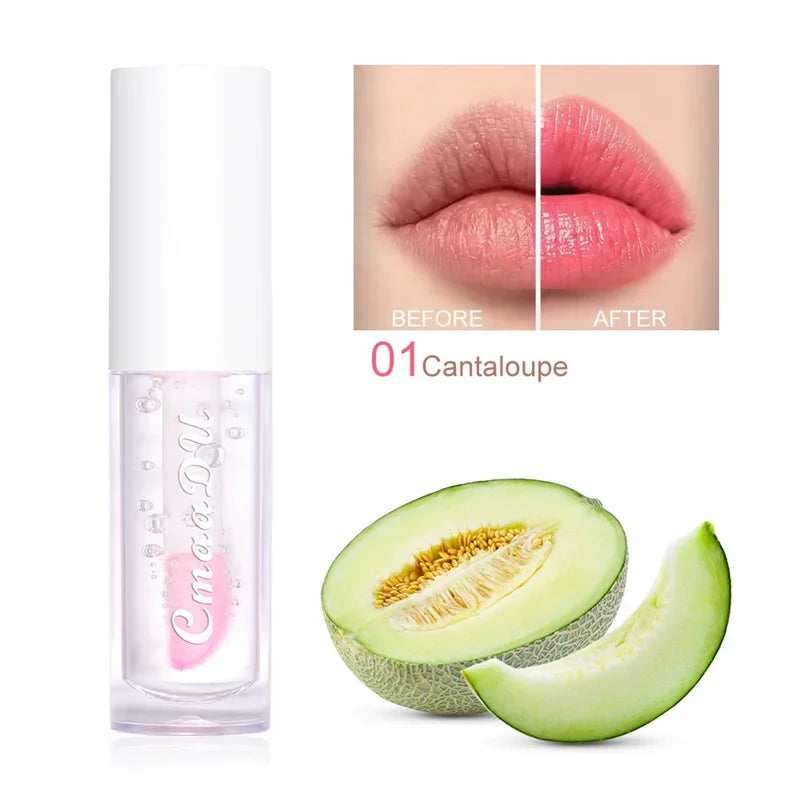 Strawberry Color-Changing Lip Oil Gloss | Moisturizing Jelly