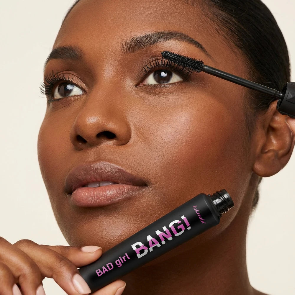 Black Waterproof Mascara 4D Lengthening Curling Volumizing Eyelash Extension Smudge Proof Long Lasting Korean Eye Makeup Peaceful Pleasures Health and Wellness