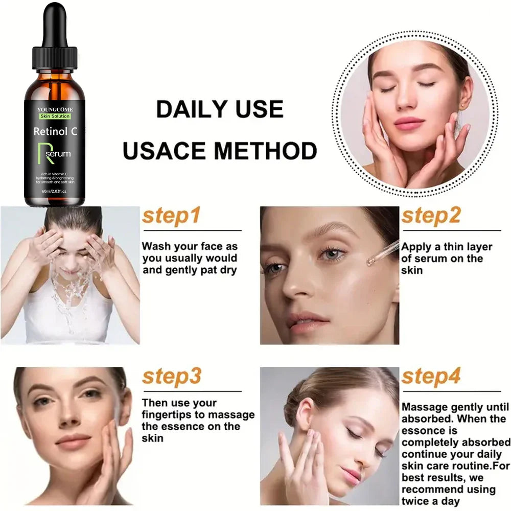 YOUNGCOME Retinol Face Serum – Firming, Brightening & Pore Care