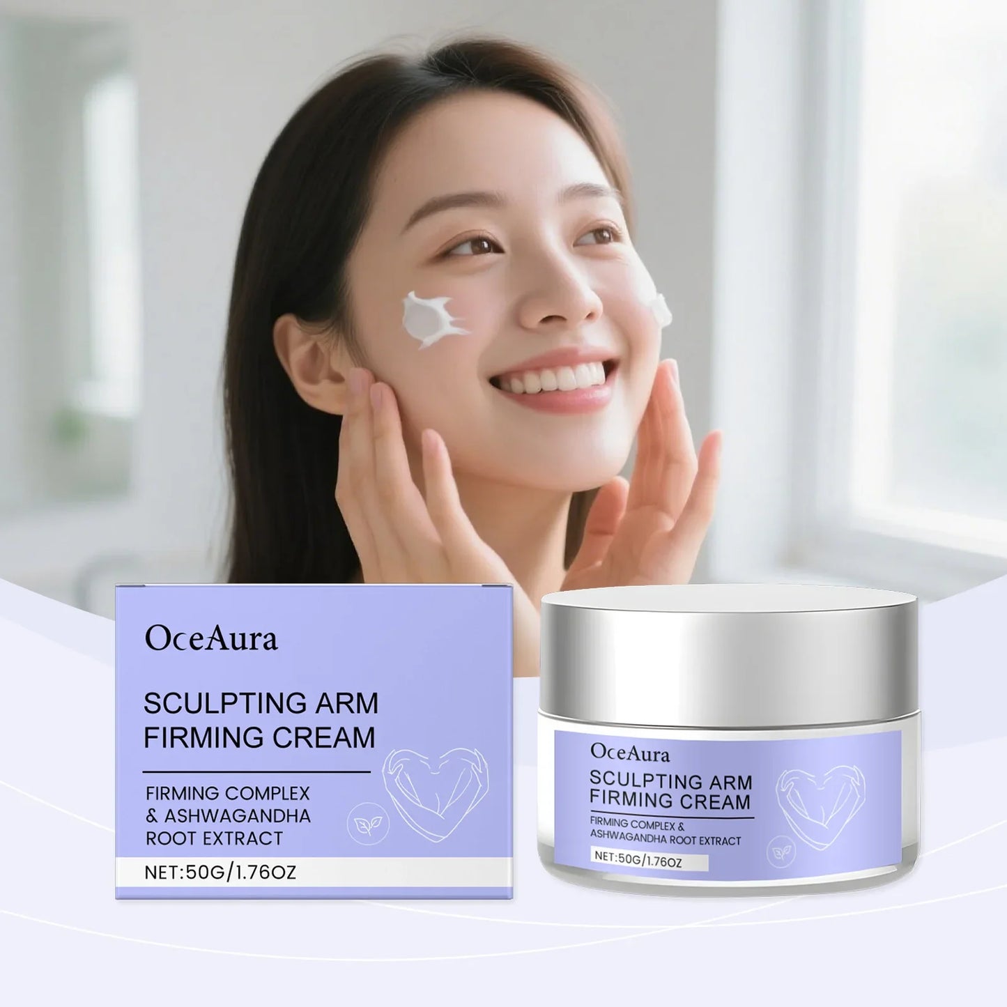 OceAura Hyaluronic Acid Face Primer & Isolation Cream 50g