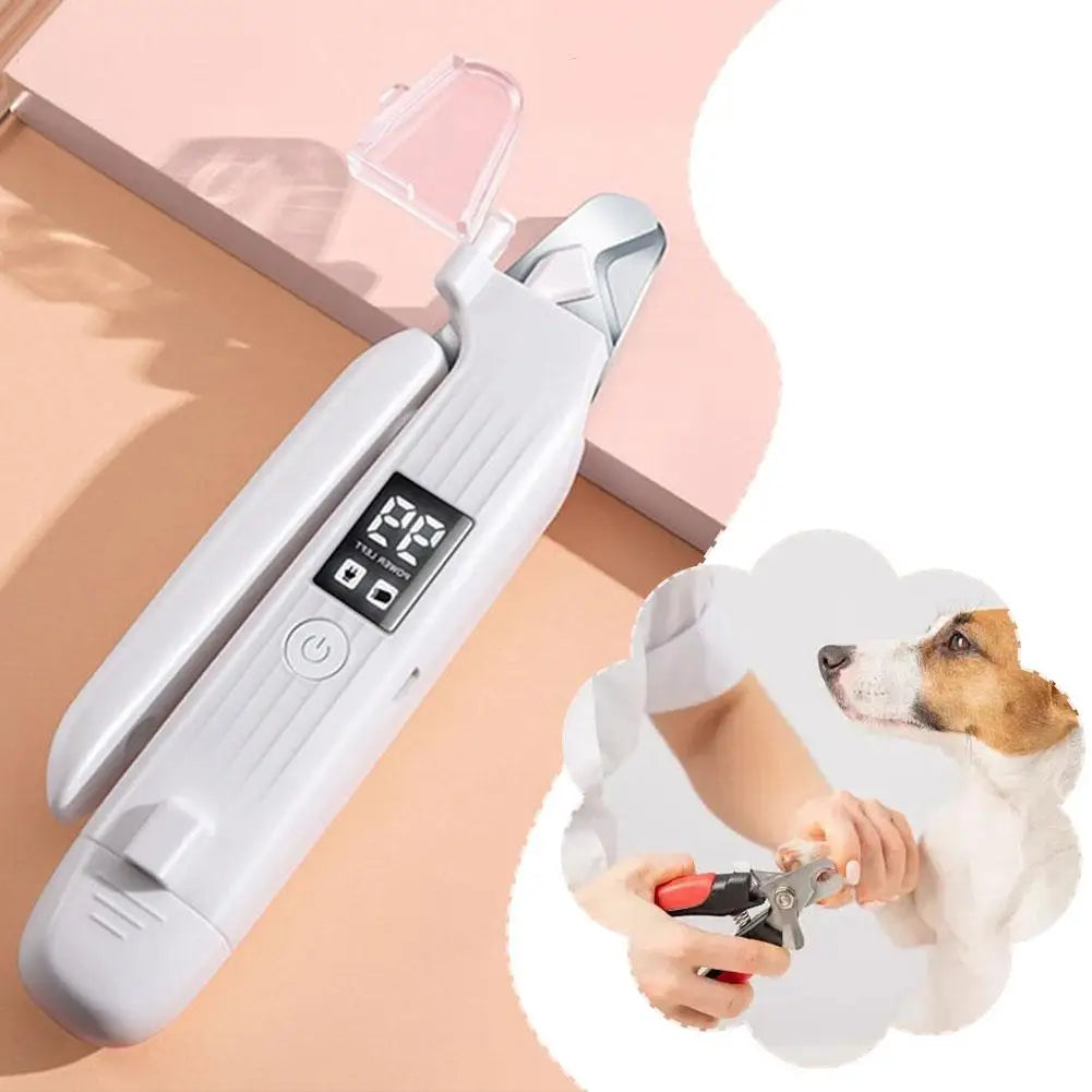 Electric 2-in-1 Pet Nail Clipper Cat Nail Clipper Dog Electric Nail Polisher Animal Multifunctional Finger Pet Nail Trimmer Peaceful Pleasures Health and Wellness