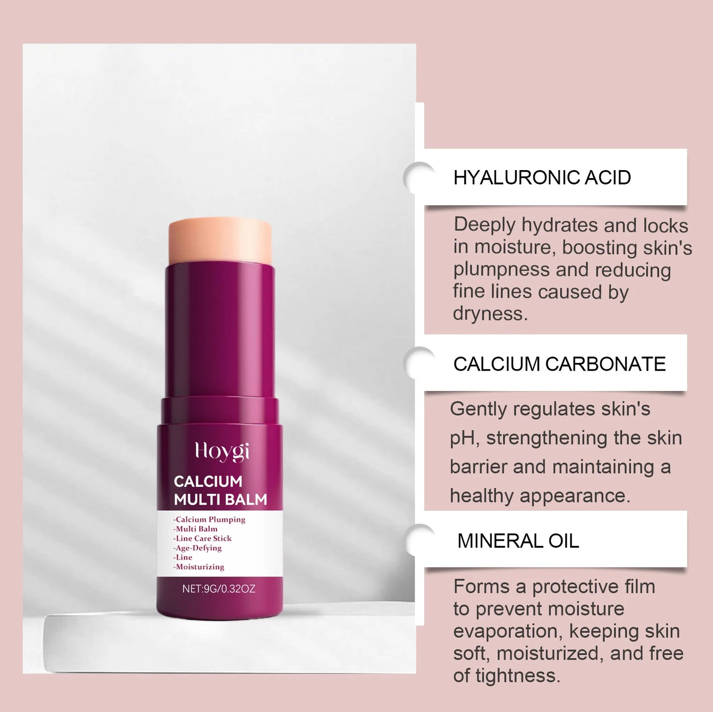 Hoygi Calcium Multi Balm – Moisturizing Firming Skin Stick