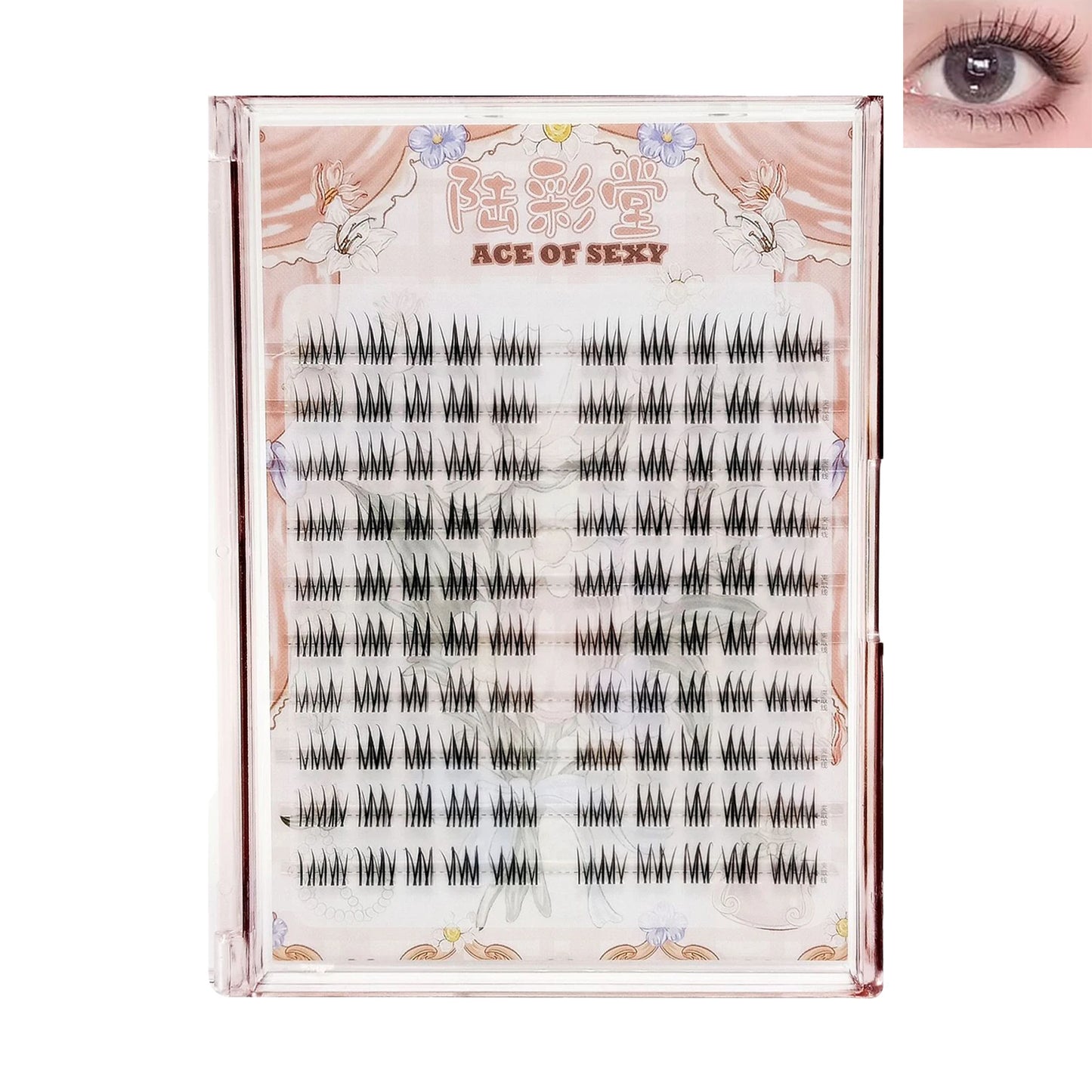 10-Row Fluffy Cluster Lashes | 9–13mm DIY Lash Extensions