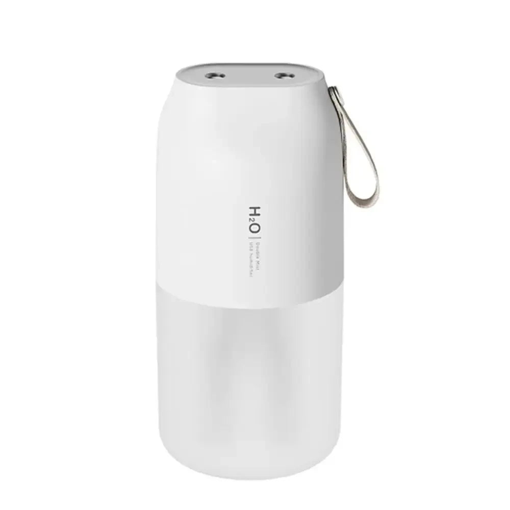 HOMEFISH Wireless Dual Nozzle Mini Humidifier with LED Light