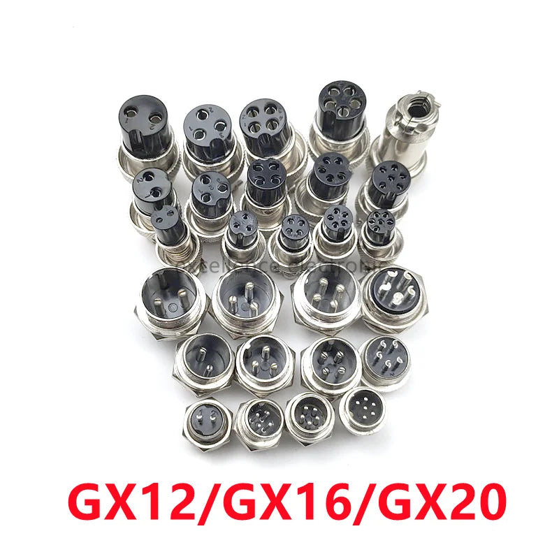 GX16 GX12 GX20 2P/3/4/5/6/7/8 Pin Female Male Air Aviation Connector Power Cable Electrical Plug Socket Peaceful Pleasures Health and Wellness