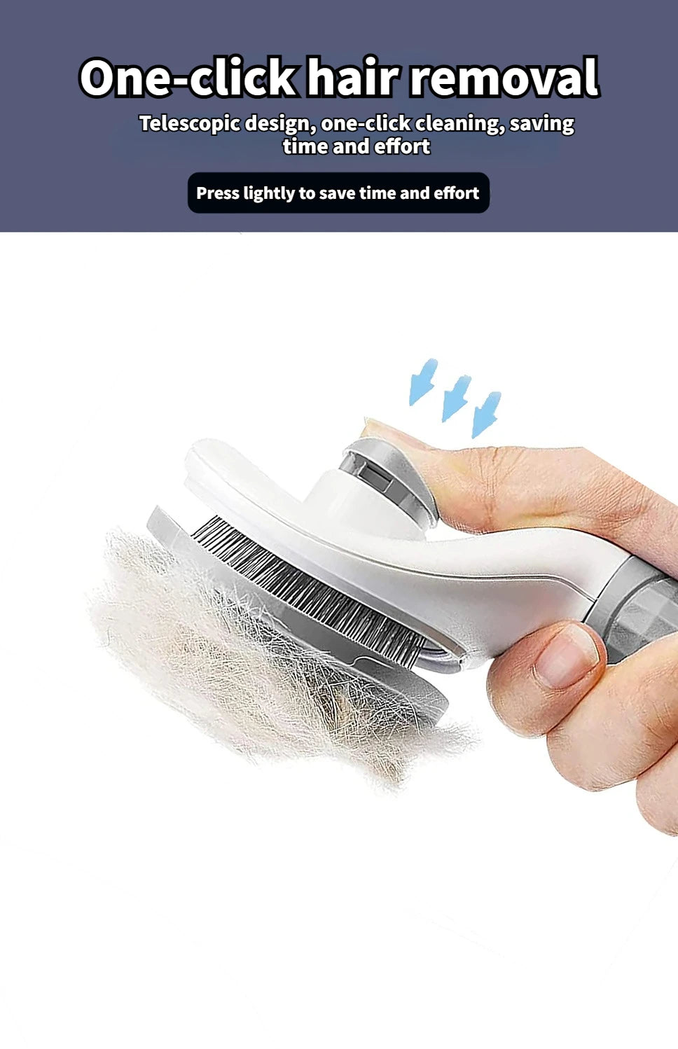 Pet Dog Brush Cat Comb Self Cleaning Pet Hair Remover Brush For Dogs Cats Grooming Tools Pets Dematting Comb Dogs Accessories Peaceful Pleasures Health and Wellness