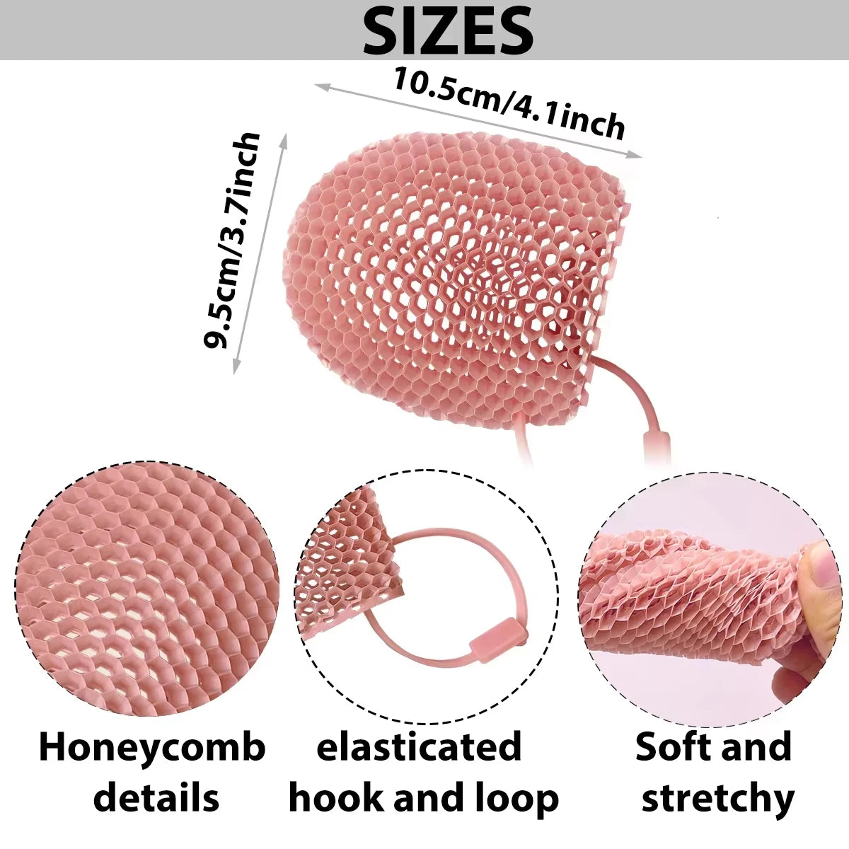 Honeycomb Exfoliating Bath Glove – Body Scrubber Shower Mitt