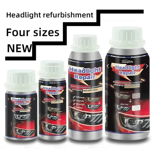 800ml Headlights Liquid Polymer Headlight Chemical Polish Repair Fluid Refurbishment Scratch Repair Polishing Headlights Kit Peaceful Pleasures Health and Wellness