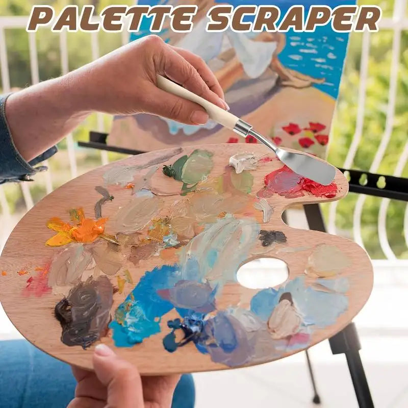 7-Piece Palette Knife Set – Stainless Steel Painting Knives