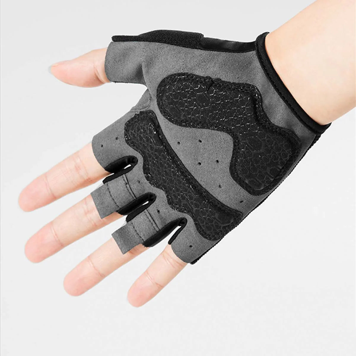 1 Pair Half Finger Cycling Gloves For Men Women Shockproof Breathable Sports Fitness Gloves,Anti-slip Mountain Gloves Peaceful Pleasures Health and Wellness