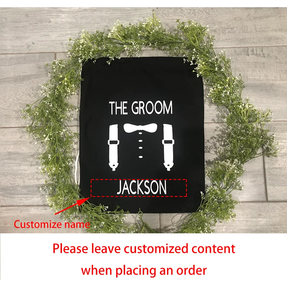 Personalized Groomsman Gift Bags | Bridal Party & Wedding