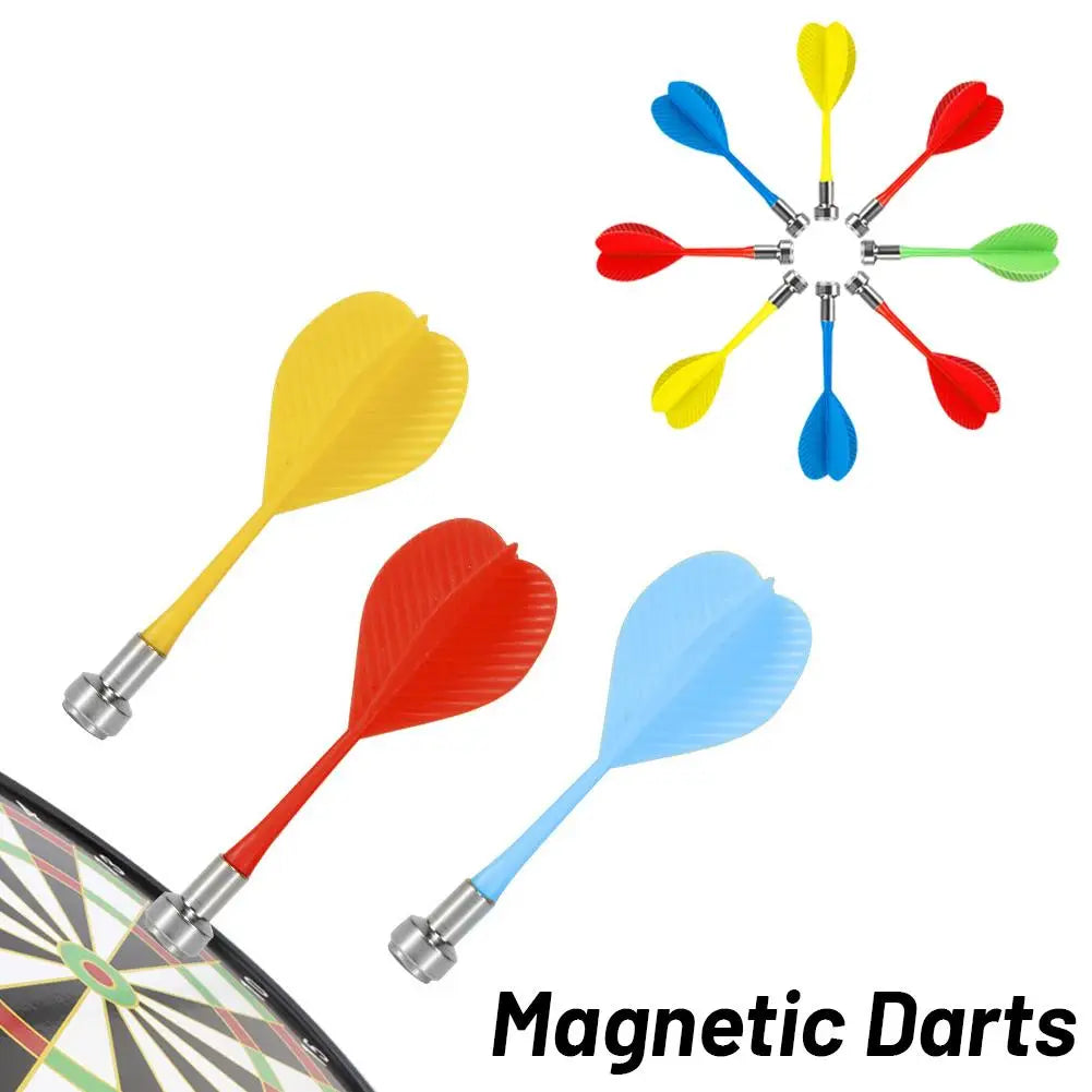 12-Piece Kids Magnetic Darts Set – Safe Indoor Dartboard Game