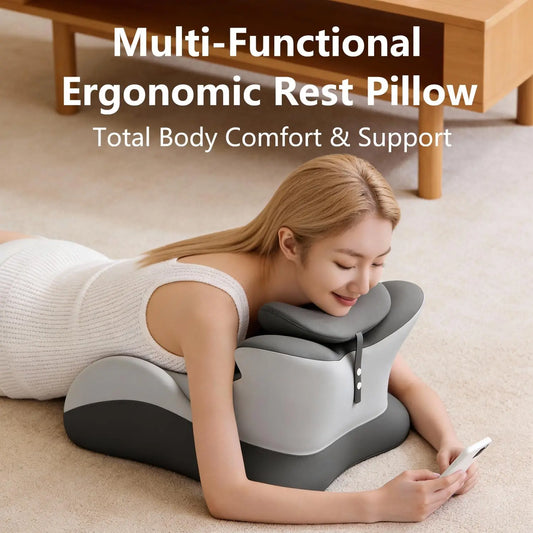 Bed Wedge Pillow for Back Pain Relief & Acid Reflux – Memory Foam Wedge Pillow for Reading in Bed Leg Elevation Peaceful Pleasures Health and Wellness