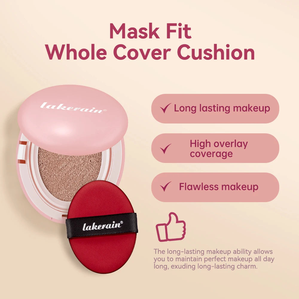Lakerain Super Fit Cushion Foundation – Waterproof & Brightening Cushion Foundation Peaceful Pleasures Health and Wellness