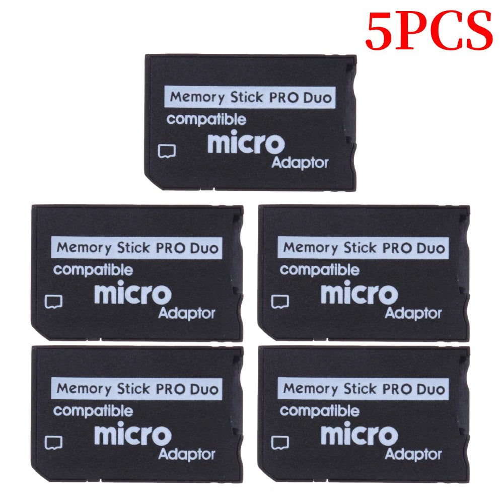 1-20PCS Support Memory Card Adapter SD Card To Memory Stick Adapter For PSP SD Card 1MB-128GB Memory Stick Pro Duo Peaceful Pleasures Health and Wellness 5PCS