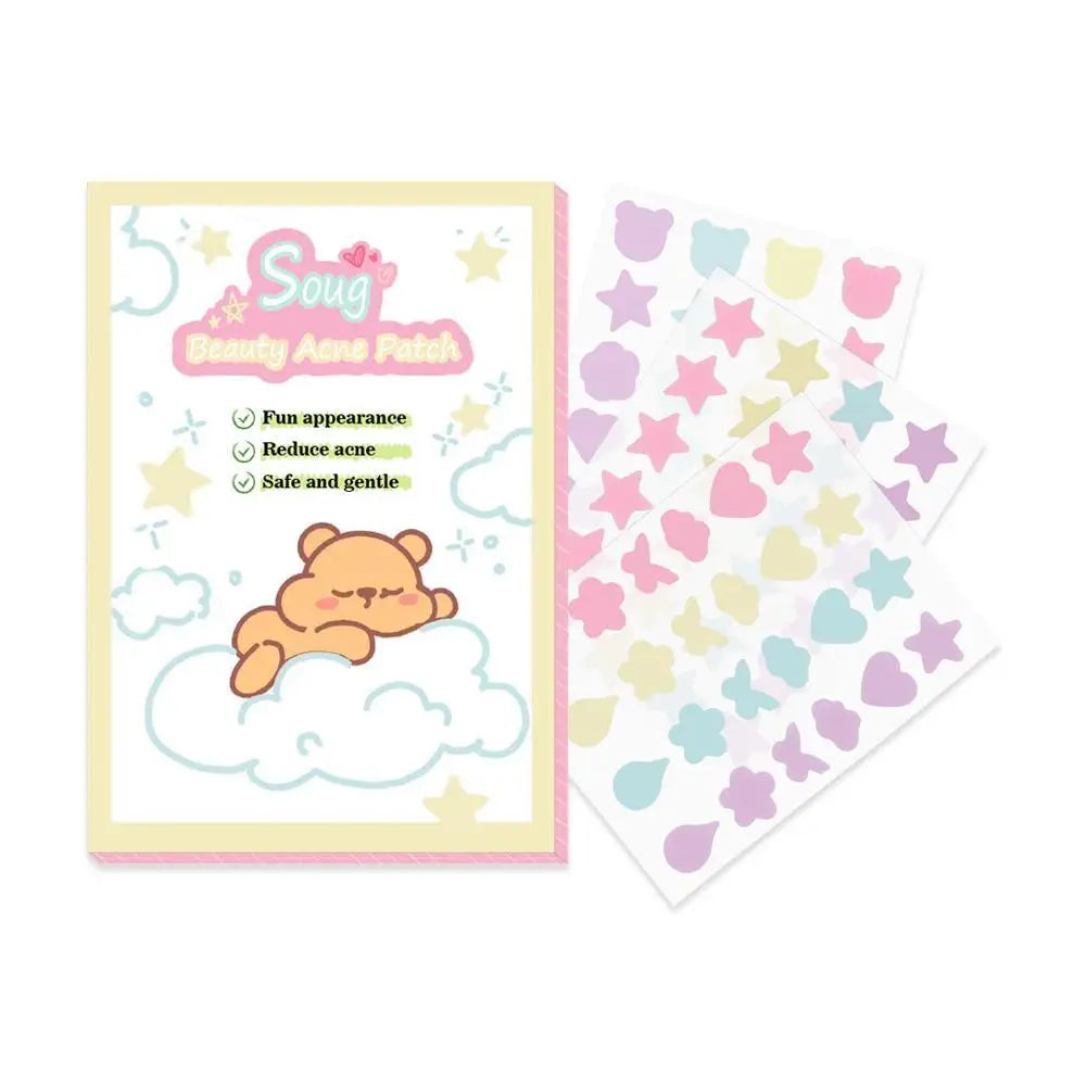 Eelhoe 72-Count Star Pimple Patches – Colorful Invisible Acne Cover Stickers for All Skin Types (24pcs x 3) Peaceful Pleasures Health and Wellness