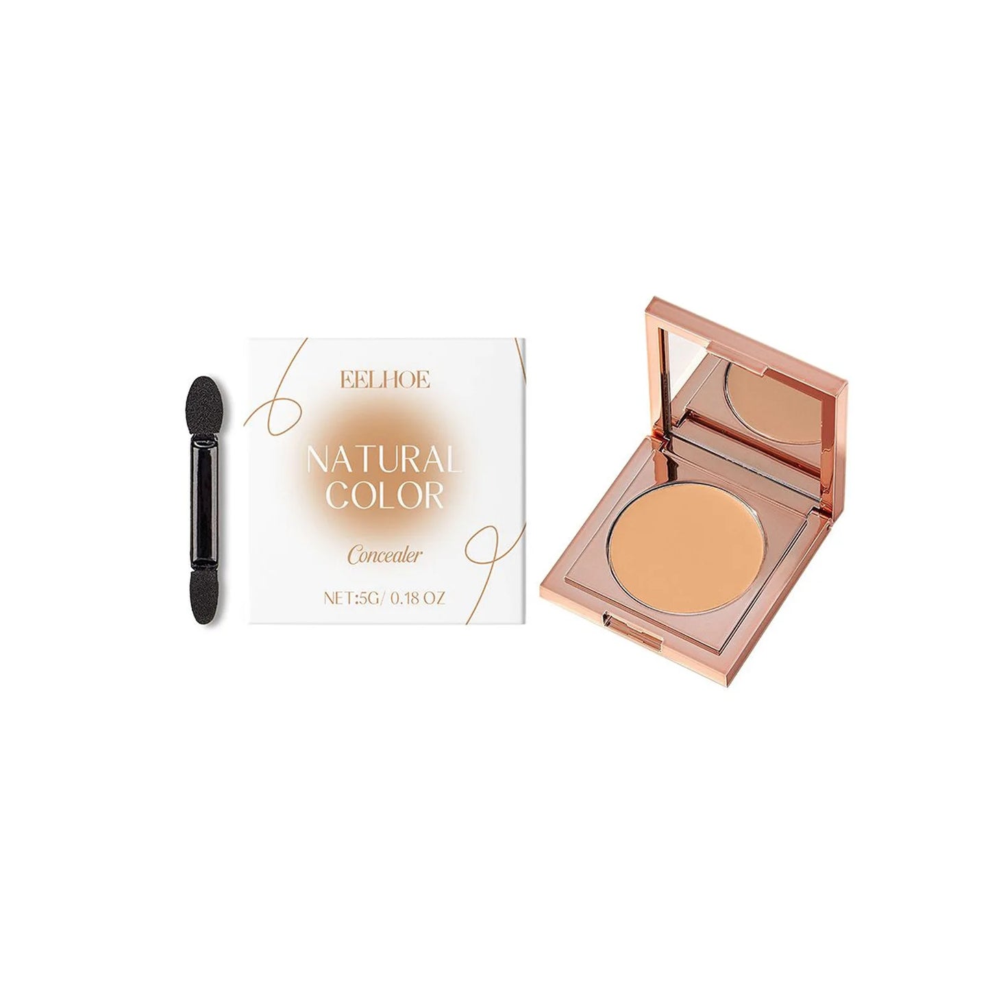 EELHOE 4-Color Full Coverage Concealer – Waterproof & Oil Control