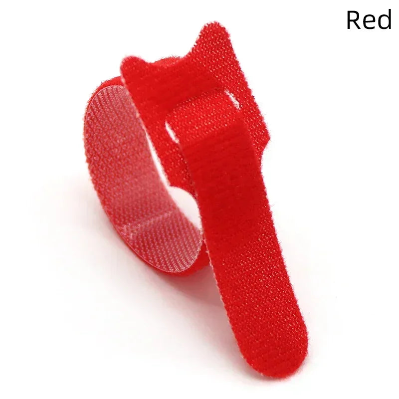 Fasten Cable Clearance Attache Plastic Flanges Nylon Strap Color Markers Protector Selected Wire Organizer and Cables Releasable Peaceful Pleasures Health and Wellness Red 150mm x 30Pcs
