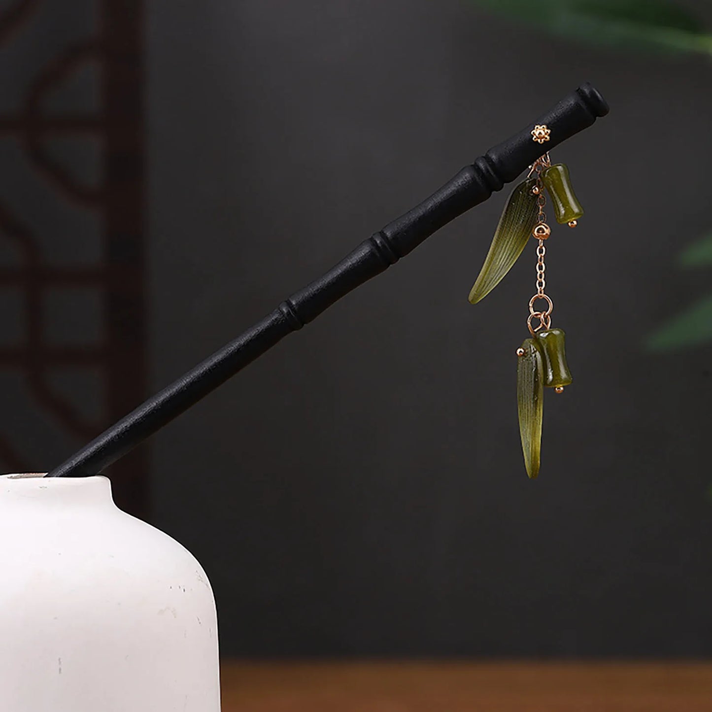 Chinese Style Hair Stick Hairpin Handmade Wood Headpiece Updo Hair Styling Tool for Women Girls Party Head Decor Peaceful Pleasures Health and Wellness 3