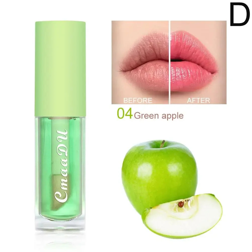 Fruit Lip Oil, Plumping Lip Tint Moisturizing Lip Gloss Fruit Flavoured Lip oil For Dry Lip's Moisturizing Hydrating Nourish Peaceful Pleasures Health and Wellness Chocolate