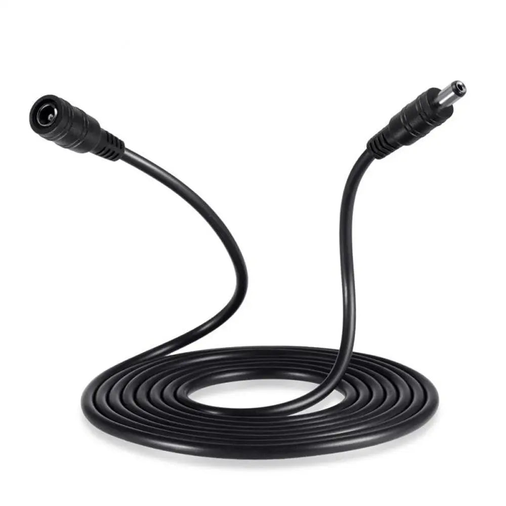 LED Strip Security Camera DC 12V Power Cord Extended Wire Cable For Camera Router Female To Male Plug Adapter Extension Cable Peaceful Pleasures Health and Wellness