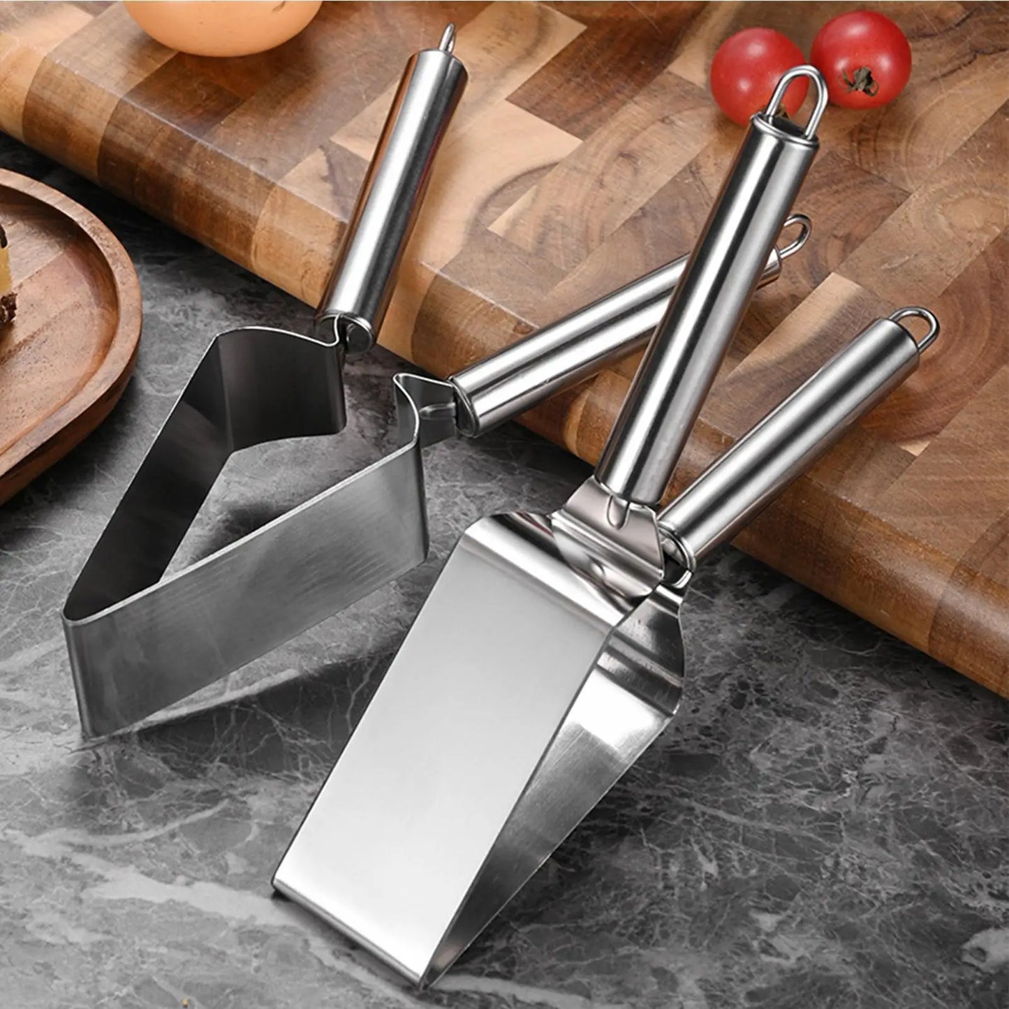 Stainless Steel Triangular Watermelon Slicer & Fruit Cutter