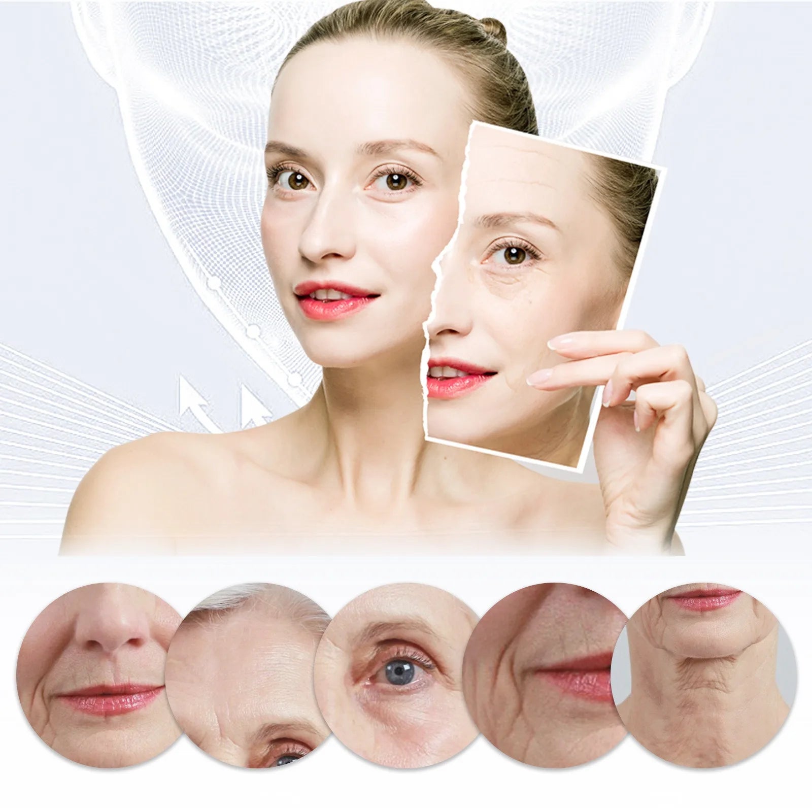 Collagen & Hyaluronic Acid Under Eye Patches – Anti-Aging Mask Eye Care Peaceful Pleasures Health and Wellness