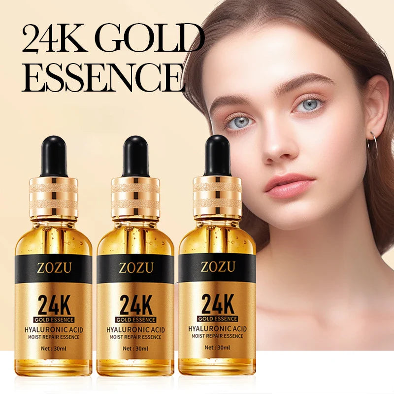 24K Gold Hyaluronic Acid Face Serum – Anti-Aging & Hydrating