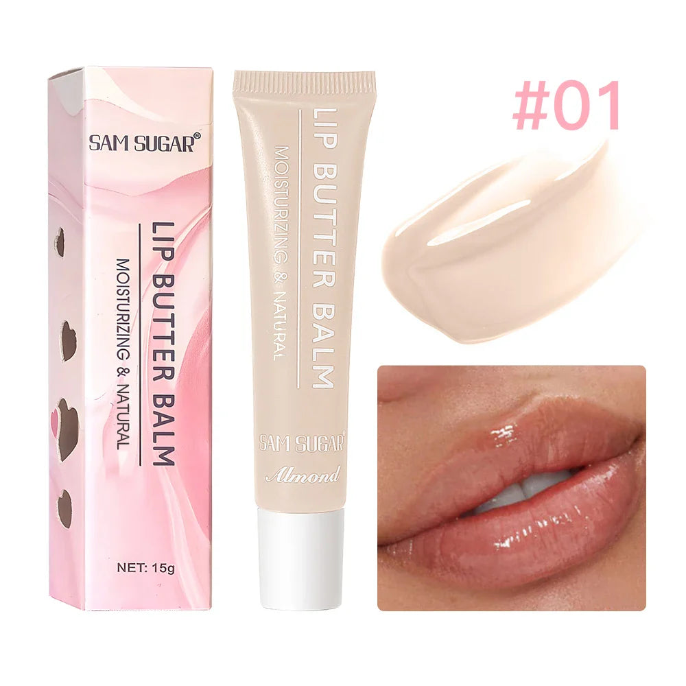 SAM SUGAR Hydrating Lip Butter Balm | Mirror Shine 5 Colors